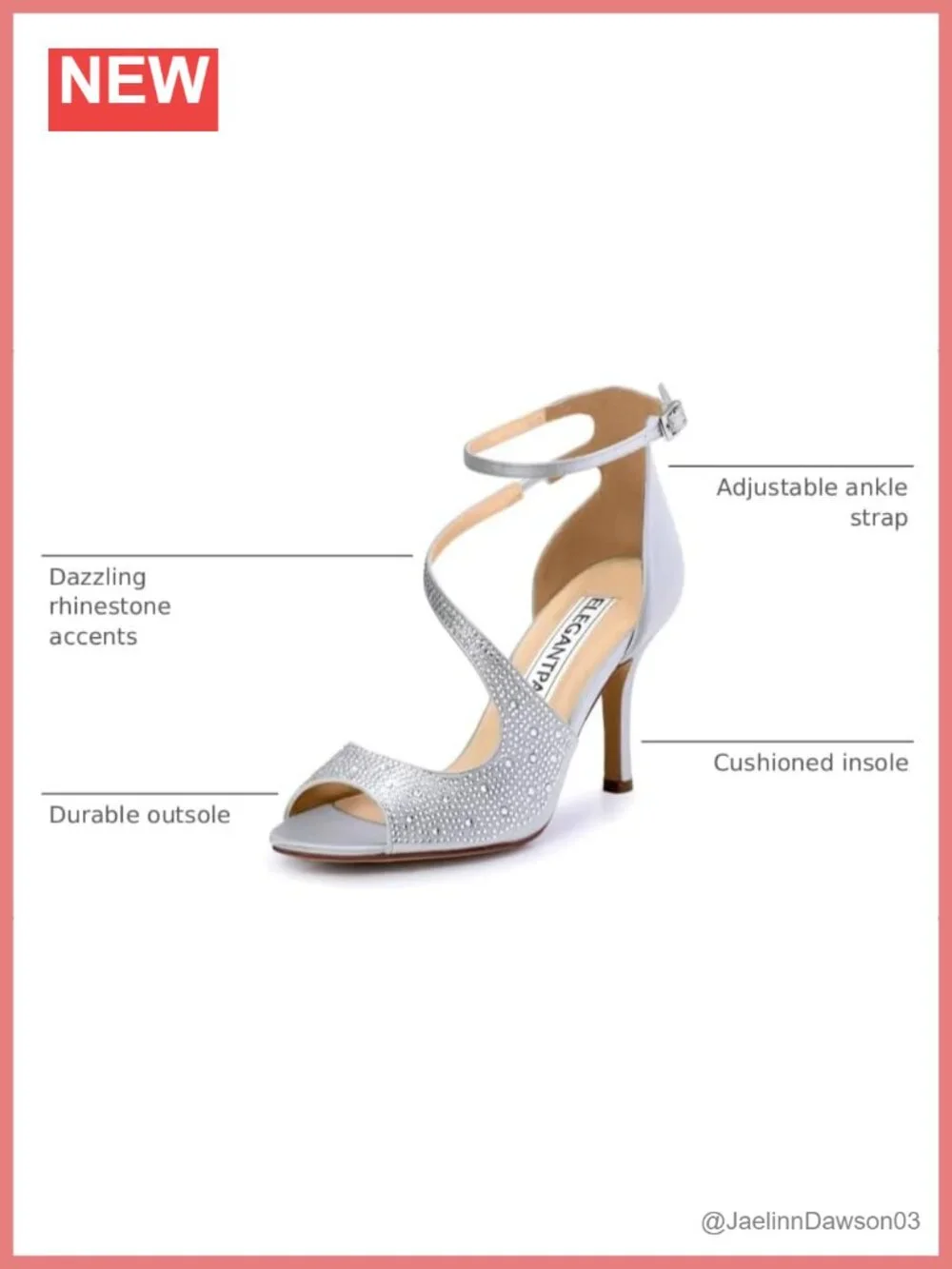 Satin Peep Toe Strappy Stiletto Heels Rhinestone Wedding Sandals